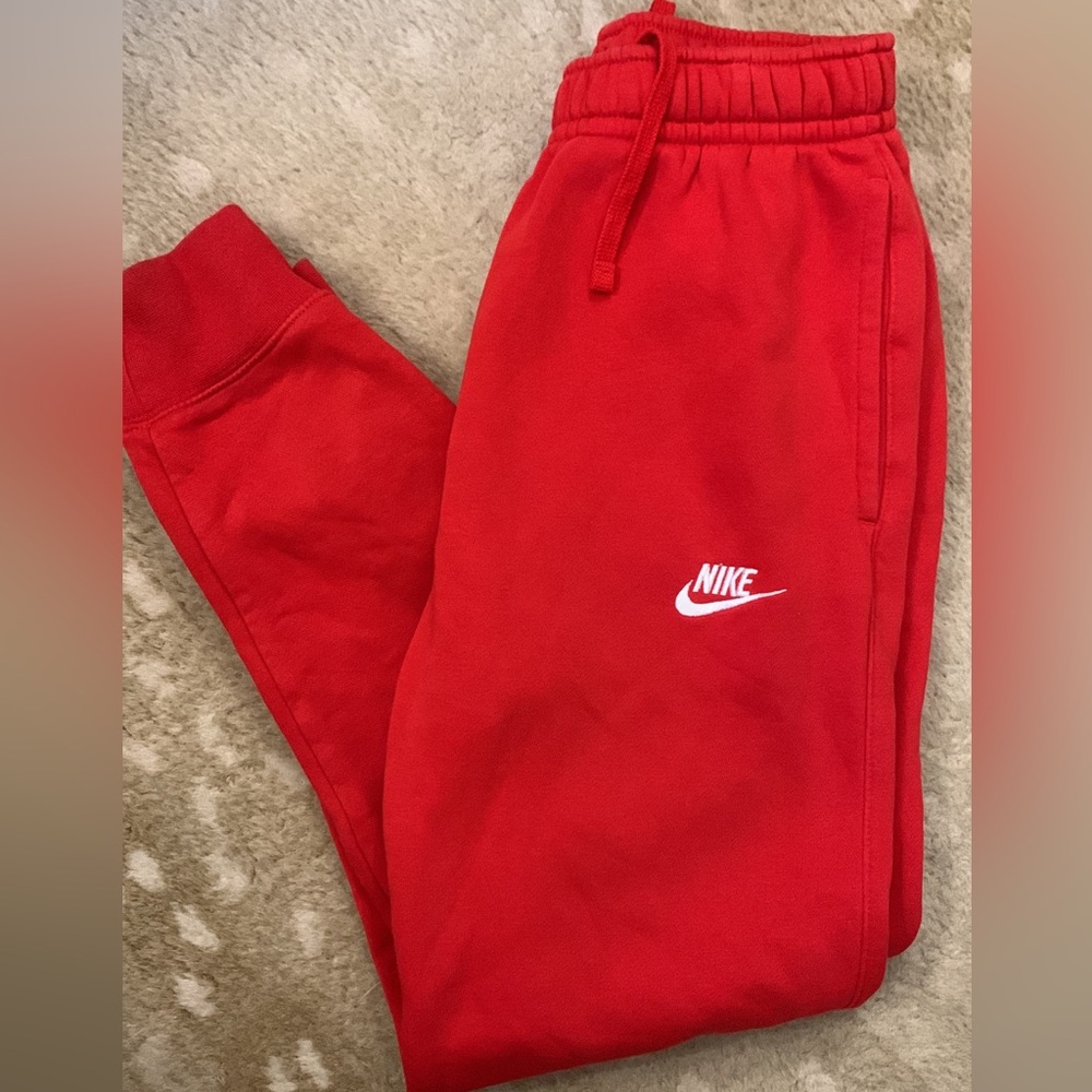 Nike Kids Bright Red Sweatpants